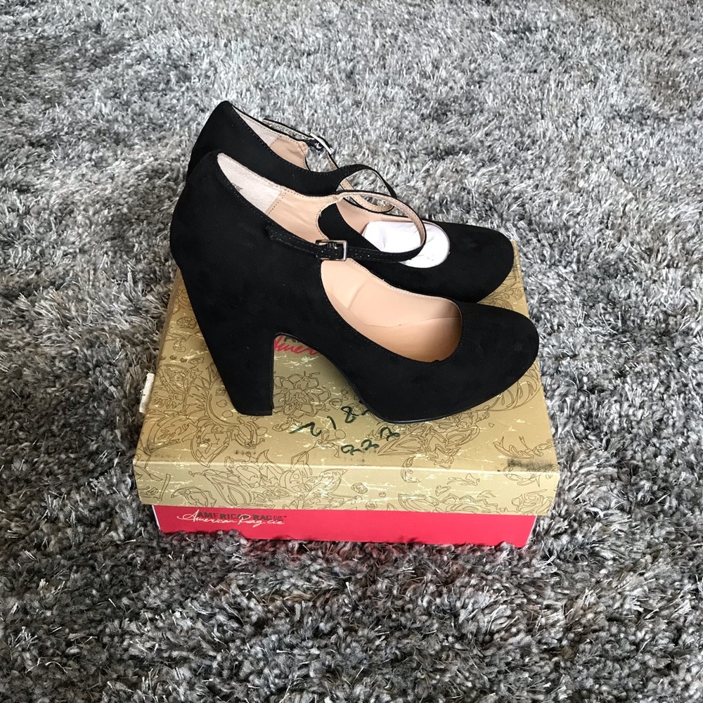 Black Suede Heels